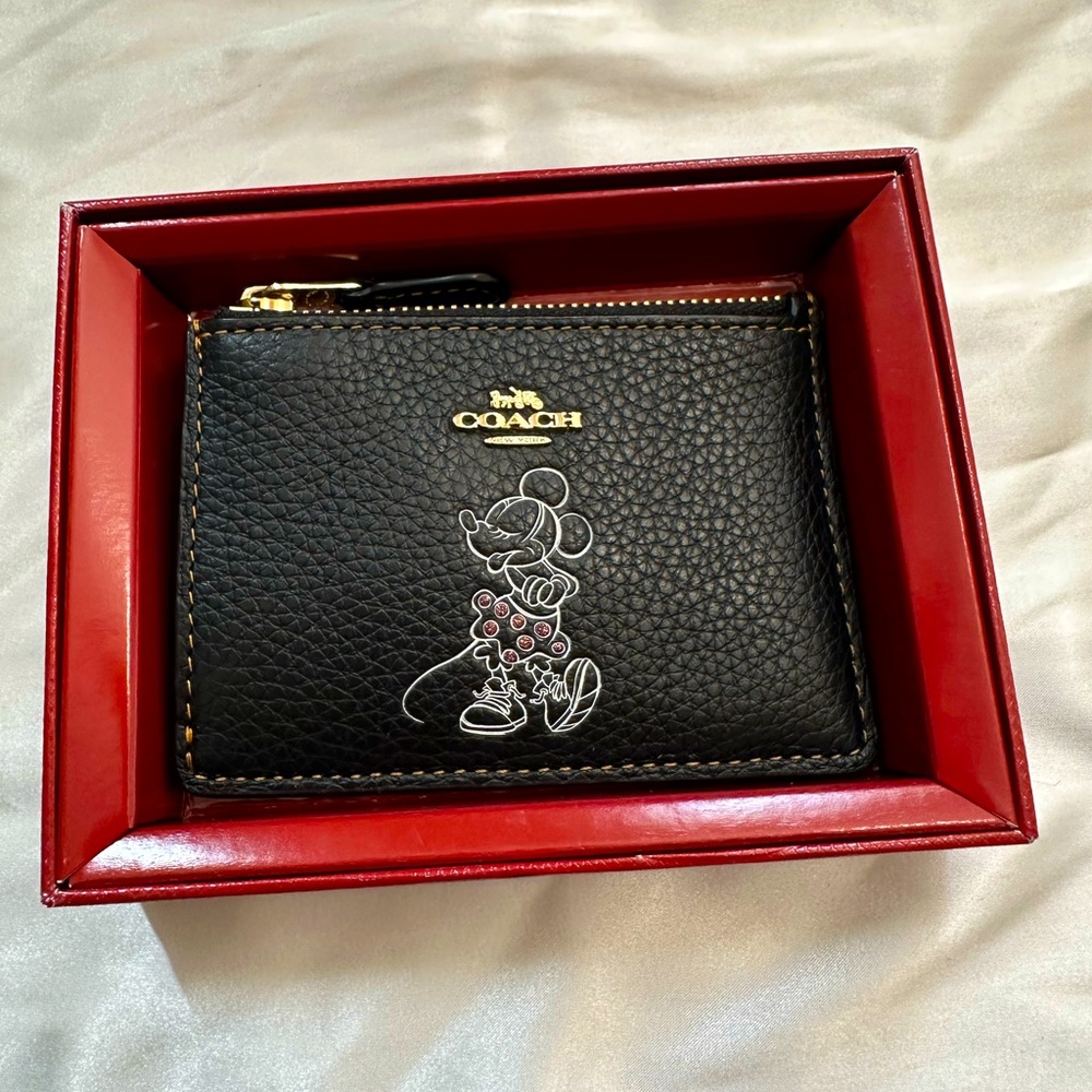 Disney x Coach keychain wallet